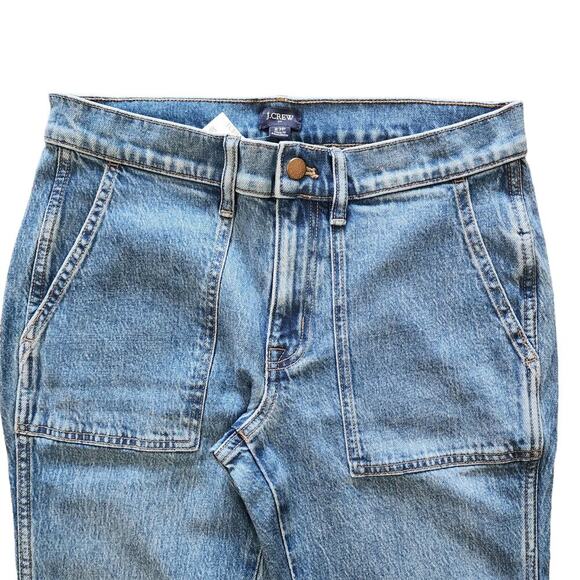 J. Crew Cropped Ankle Patch Pocket Utility Jeans Women's SZ 27P - NWT - Picture 4 of 10